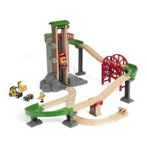 BRIO - Lift and Load Warehouse Set 32 Pieces - Toybox Tales