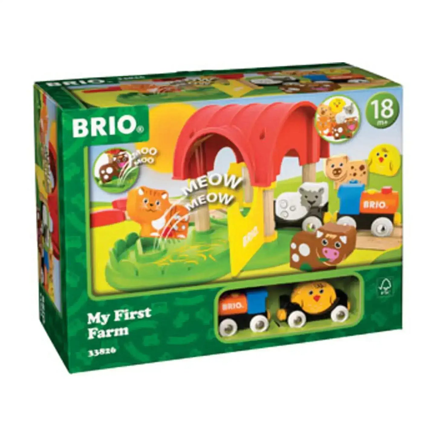 BRIO My First Farm 12 Pieces Toybox Tales