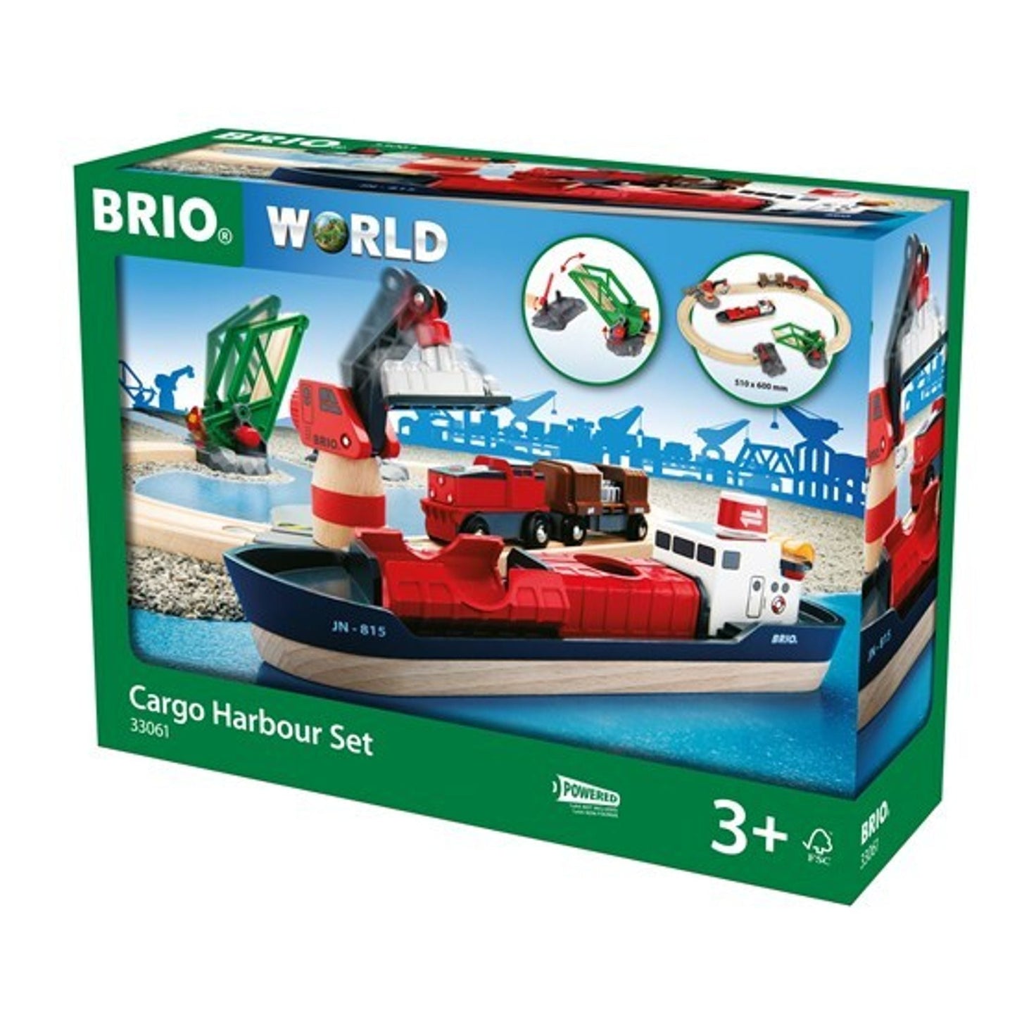 BRIO Set - Cargo Harbour Set 16 pieces - Toybox Tales