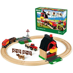 BRIO Set - Farm Railway Set 20 pieces - Toybox Tales