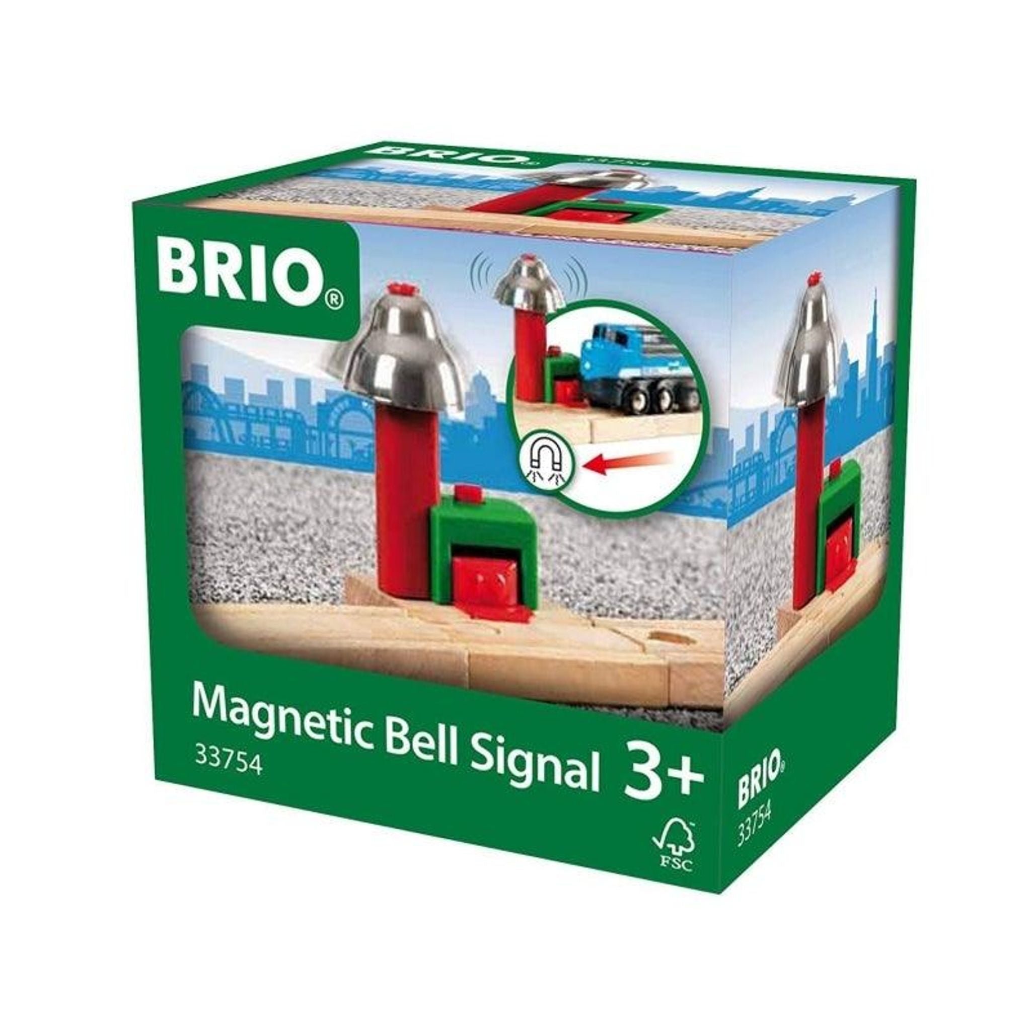 BRIO Tracks - Magnetic Bell Signal - Toybox Tales