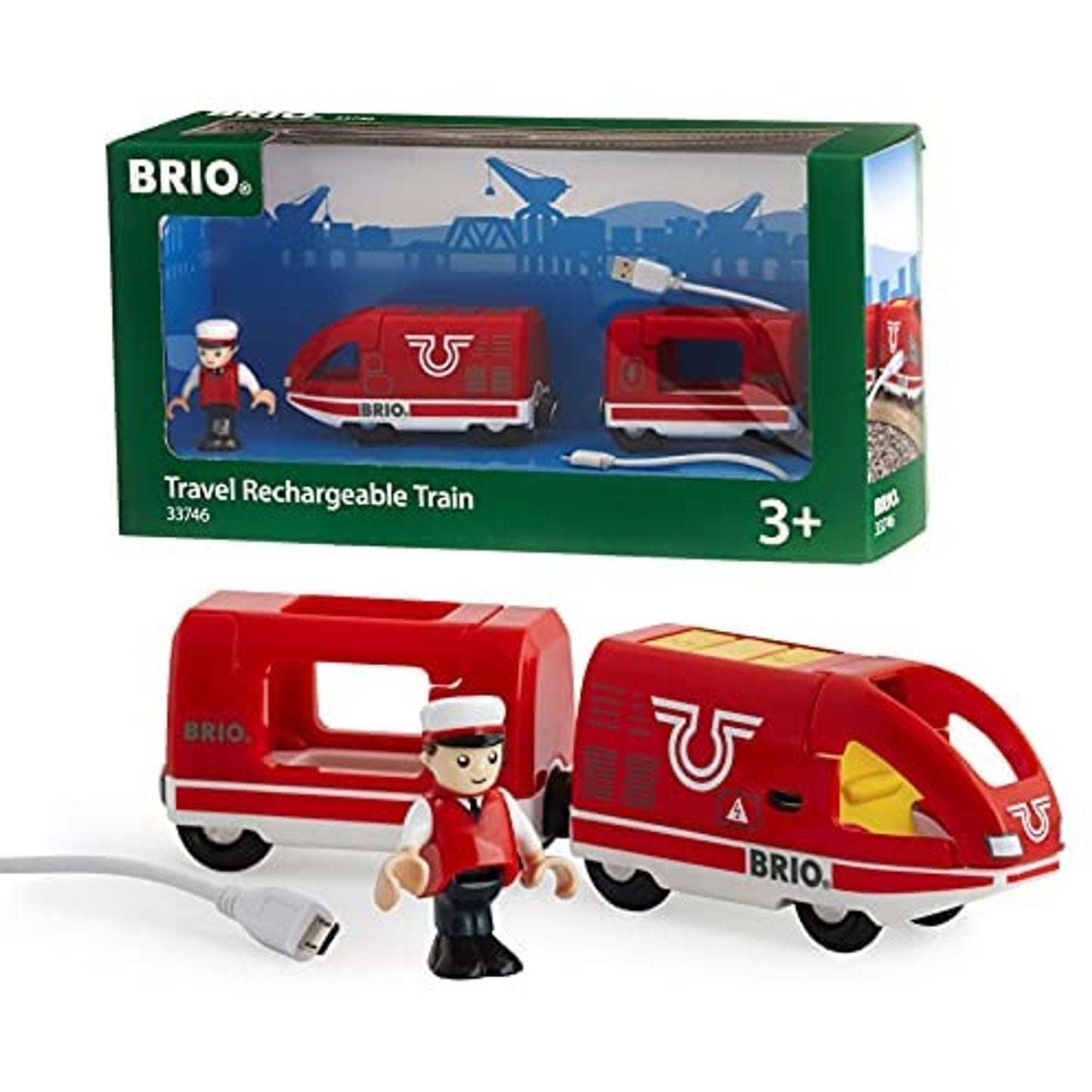 BRIO Train - Travel Rechargeable Train 4 pieces - Toybox Tales