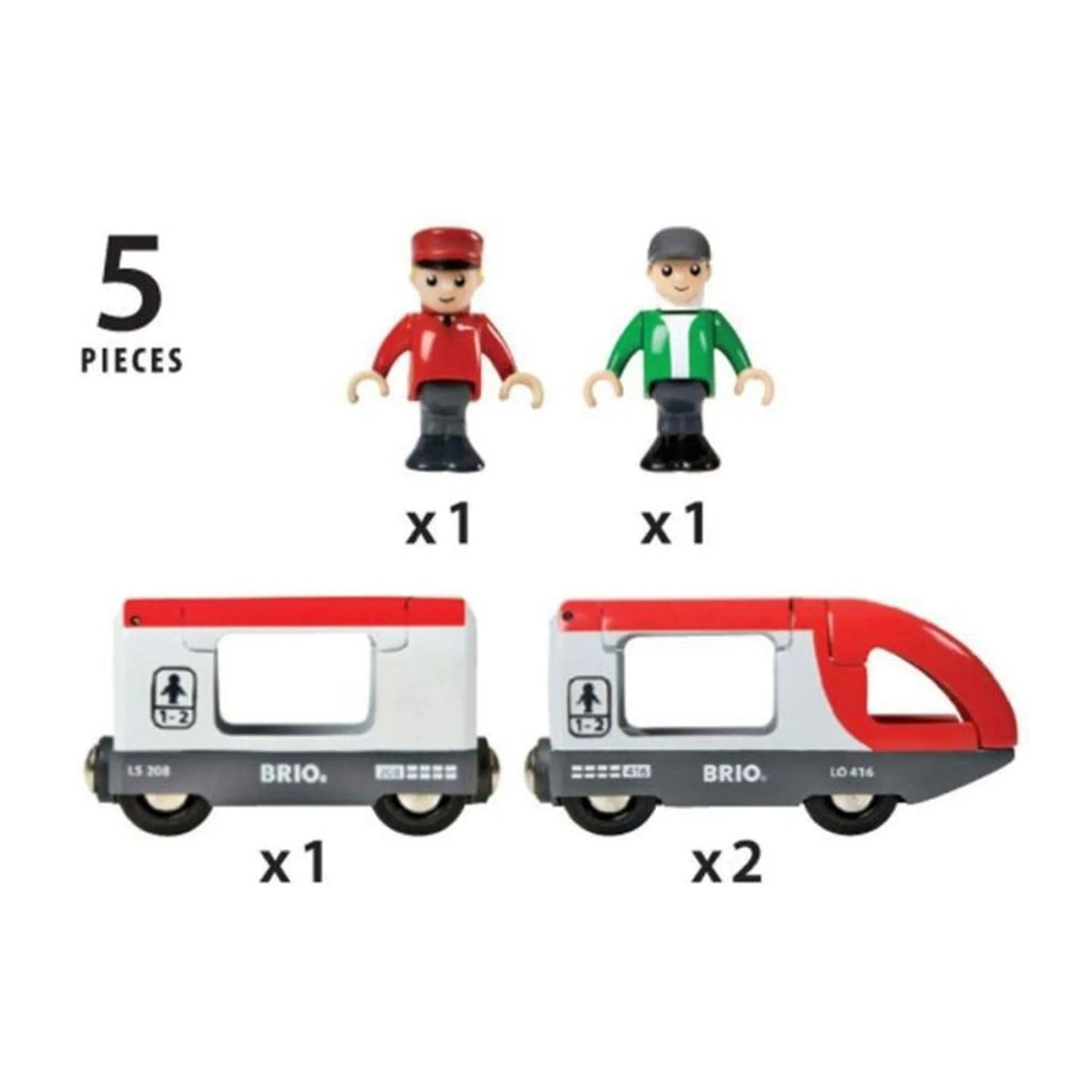 BRIO Train - Travel Train 5 pieces - Toybox Tales