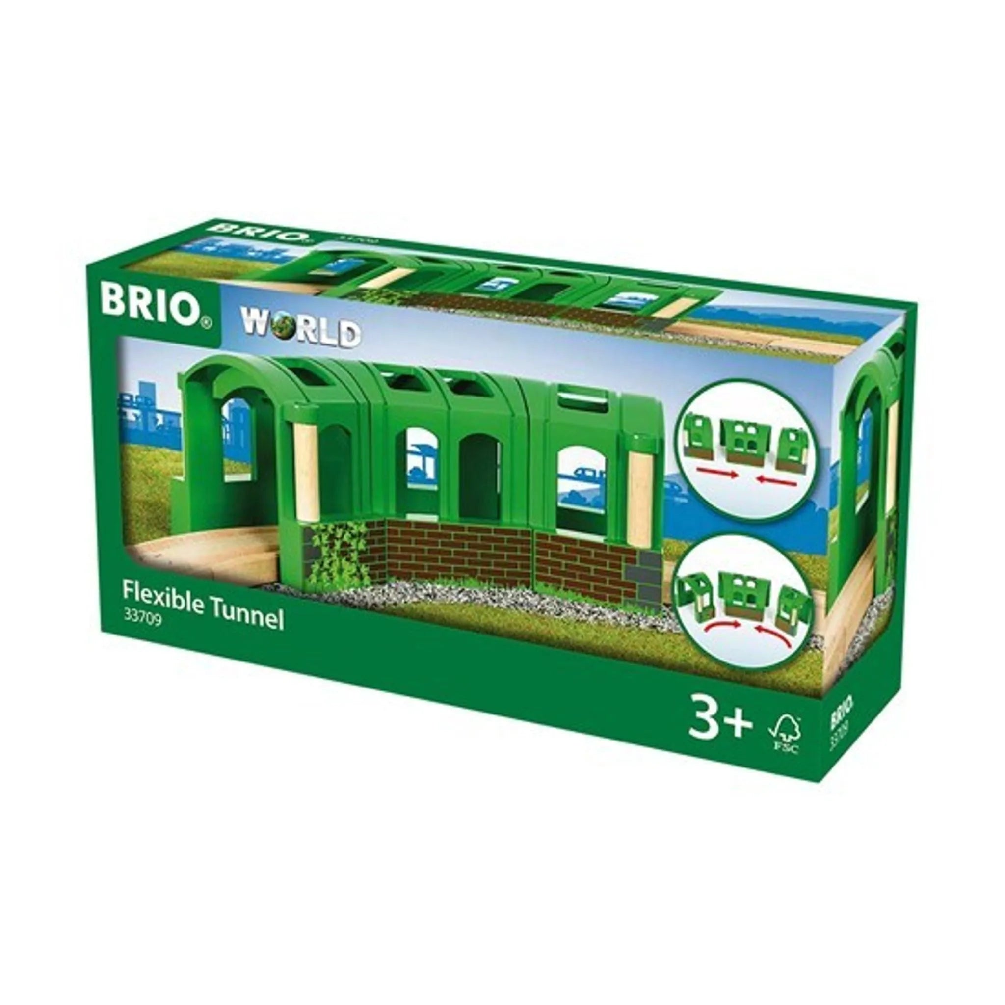 BRIO Tunnel - Flexible Tunnel 3 pieces - Toybox Tales