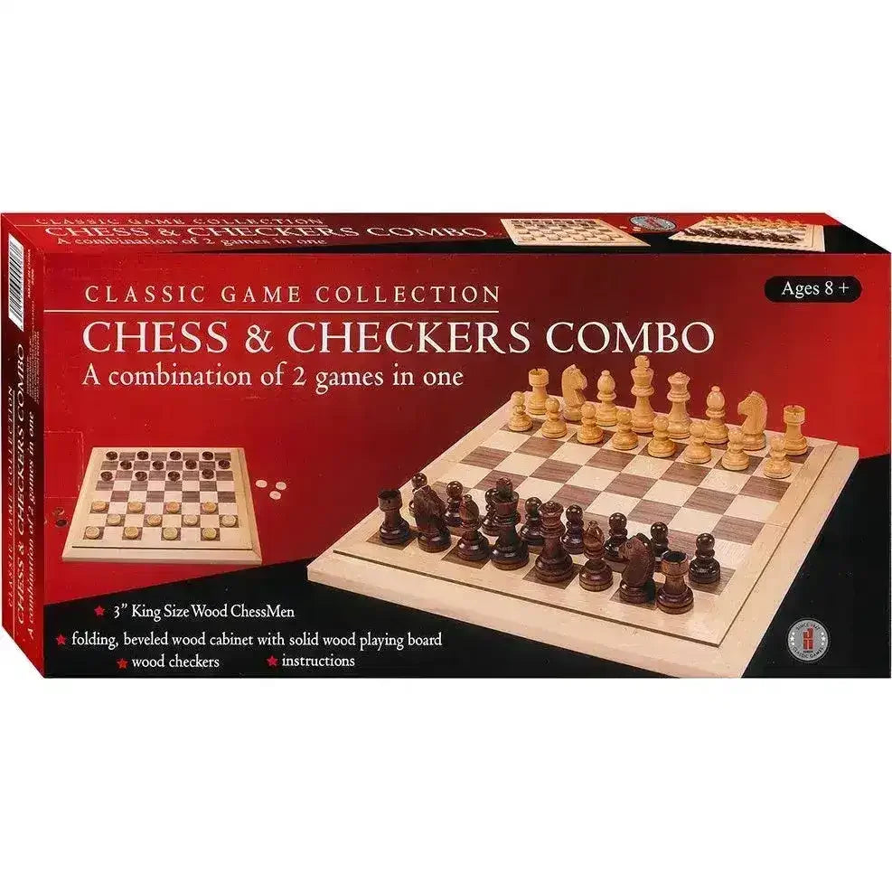 CHESS & CHECKERS,15" Bevel Edge - Toybox Tales