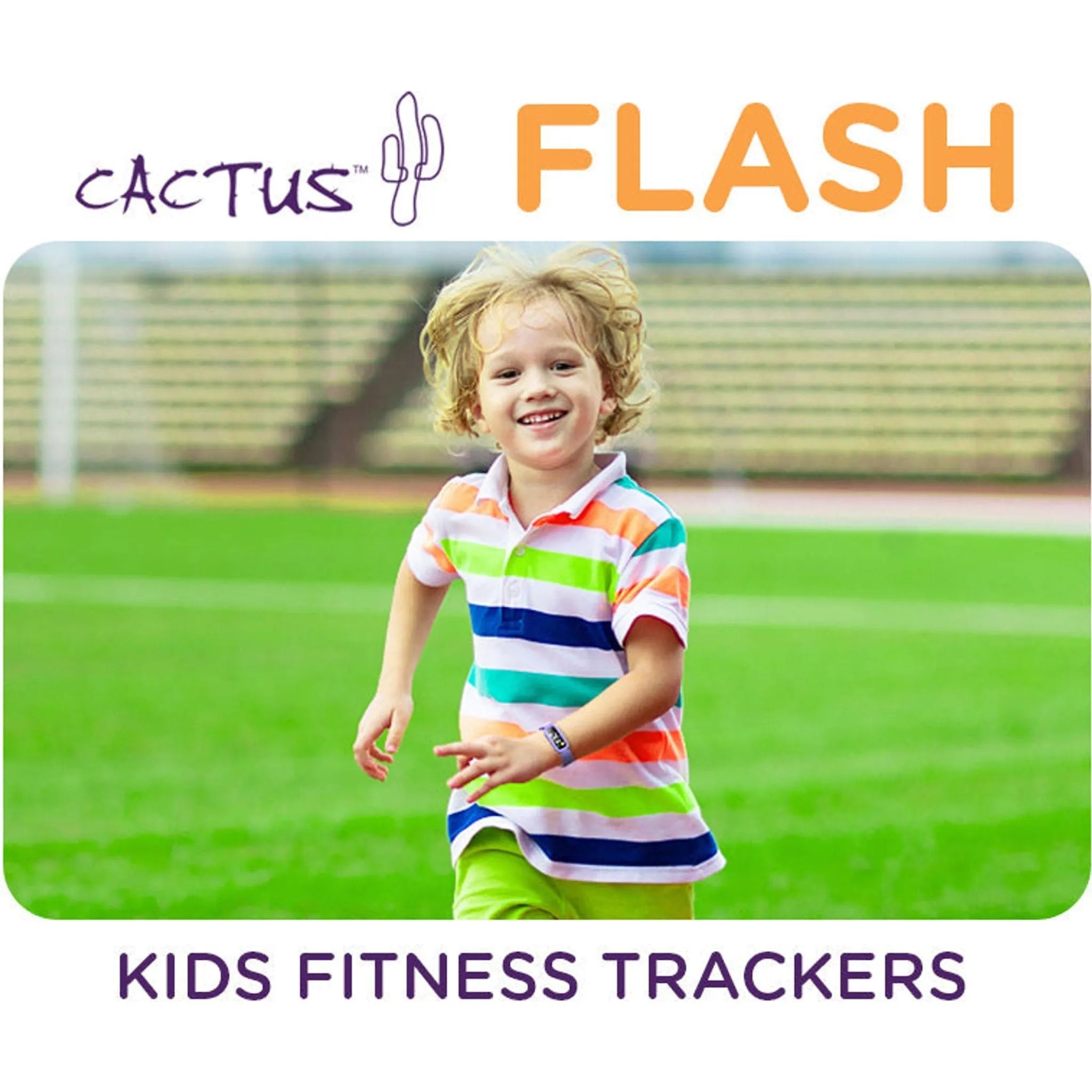 Cactus - Flash - Kids Fitness Activity Tracker - Black - Toybox Tales