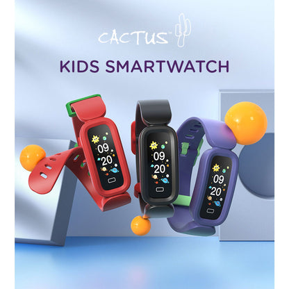 Cactus - Flash - Kids Fitness Activity Tracker - Black - Toybox Tales