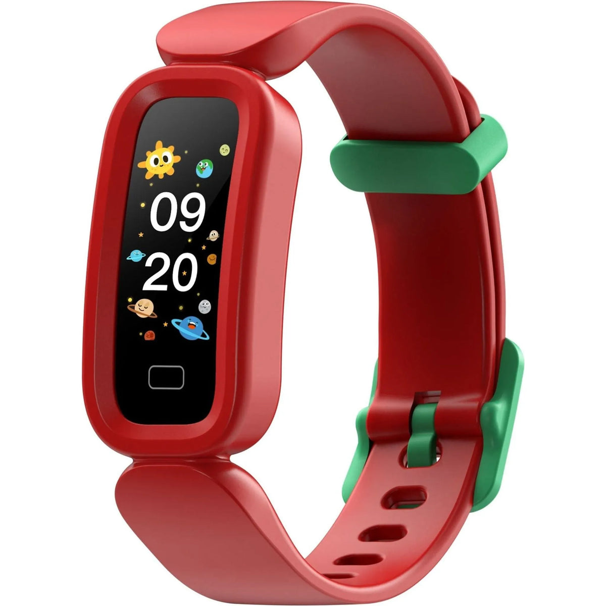 Cactus - Flash - Kids Fitness Activity Tracker - Red - Toybox Tales