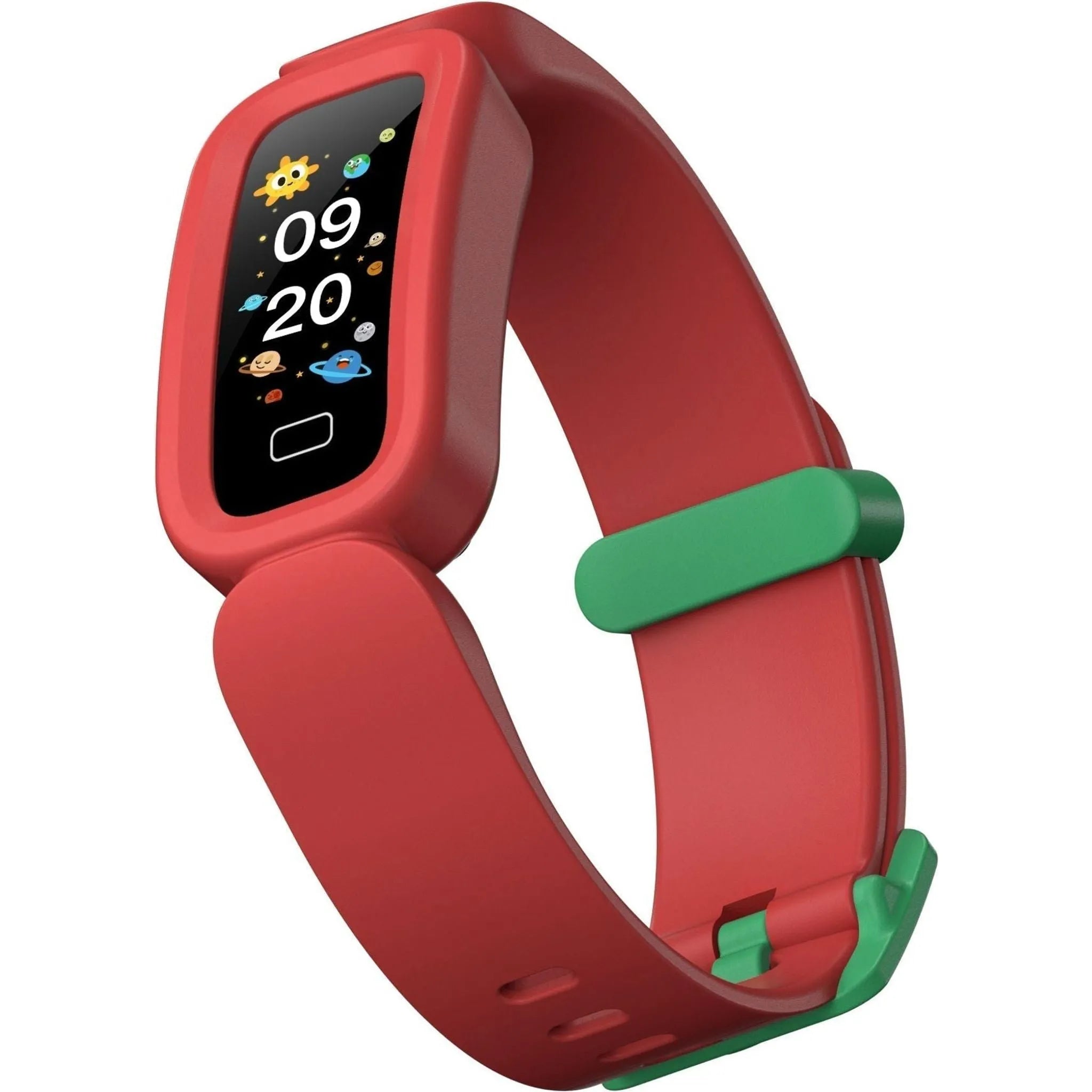 Cactus - Flash - Kids Fitness Activity Tracker - Red - Toybox Tales