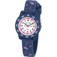 Cactus Watches | Junior | Time Teacher | Blue / Pink flowers - Toybox Tales