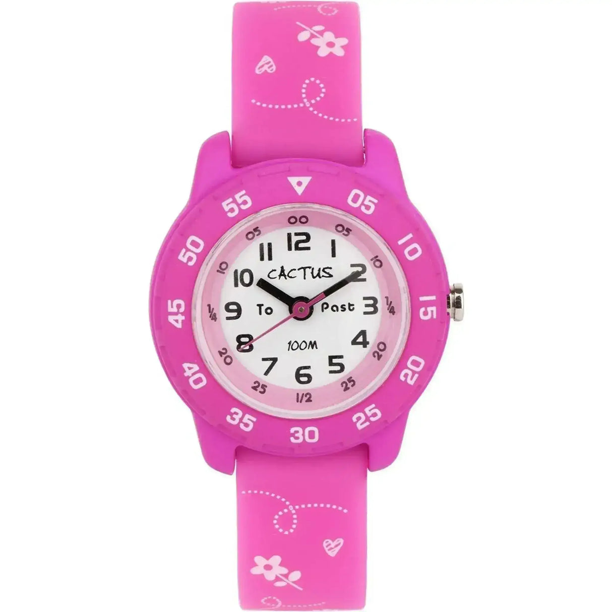 Cactus - Junior - Time Teacher - Pink / flowers - Toybox Tales