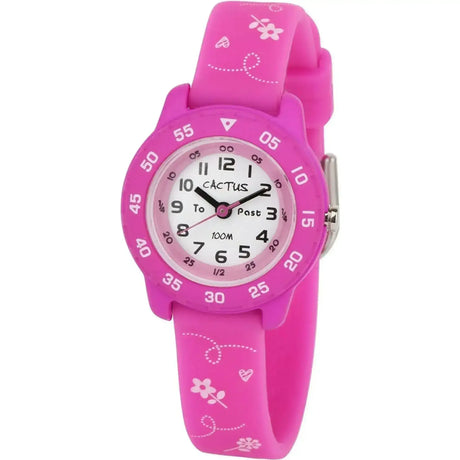 Cactus - Junior - Time Teacher - Pink / flowers - Toybox Tales