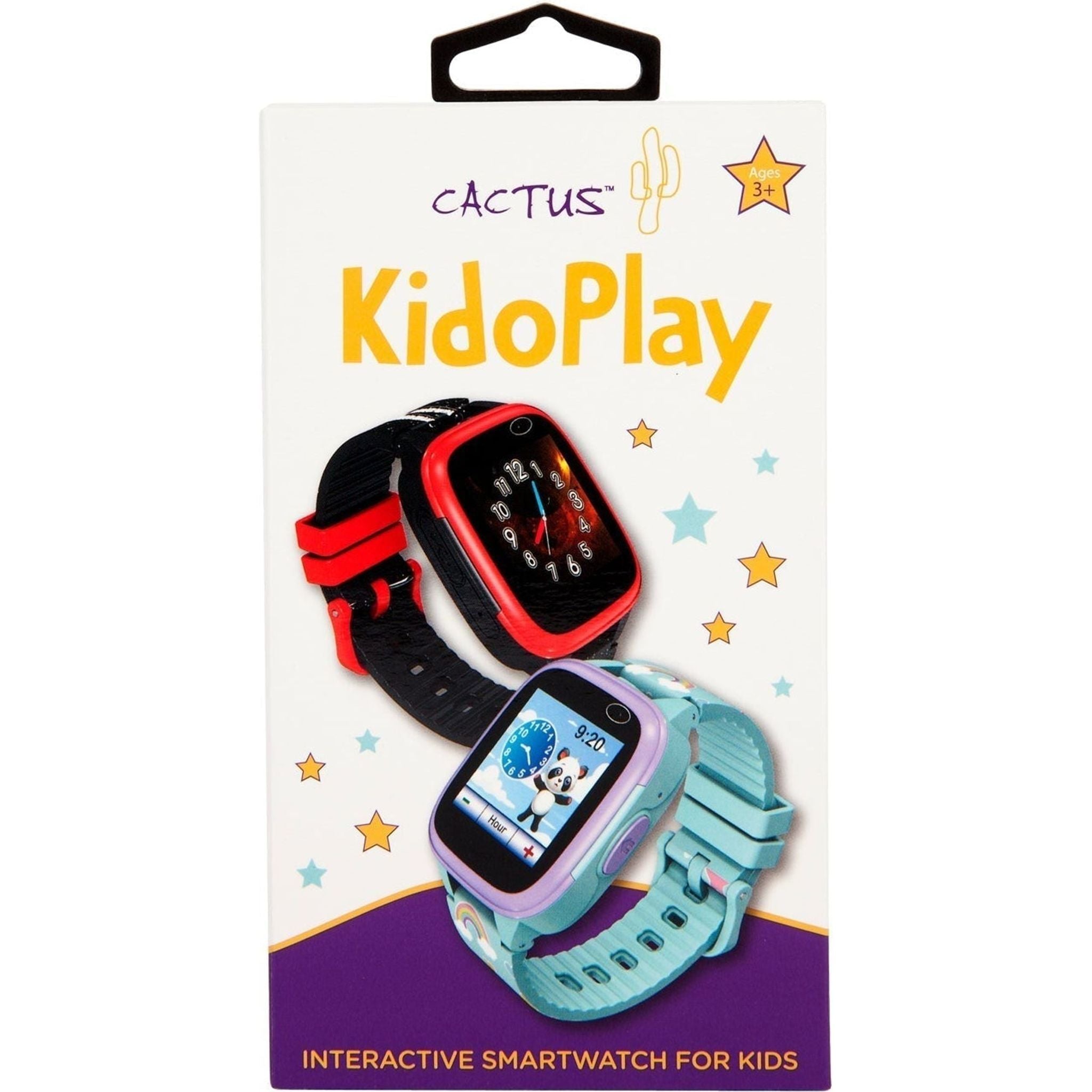 Cactus - KidoPlay - Kids Interactive Game Watch - Aqua / Purple - Toybox Tales