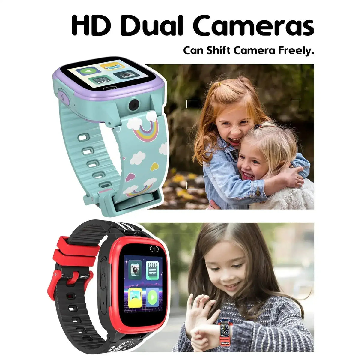 Cactus - Kidoplay - Kids Interactive Game Watch - Black / Red trim - Toybox Tales