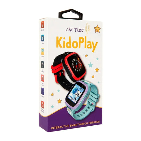 Cactus - Kidoplay - Kids Interactive Game Watch - Black / Red trim - Toybox Tales