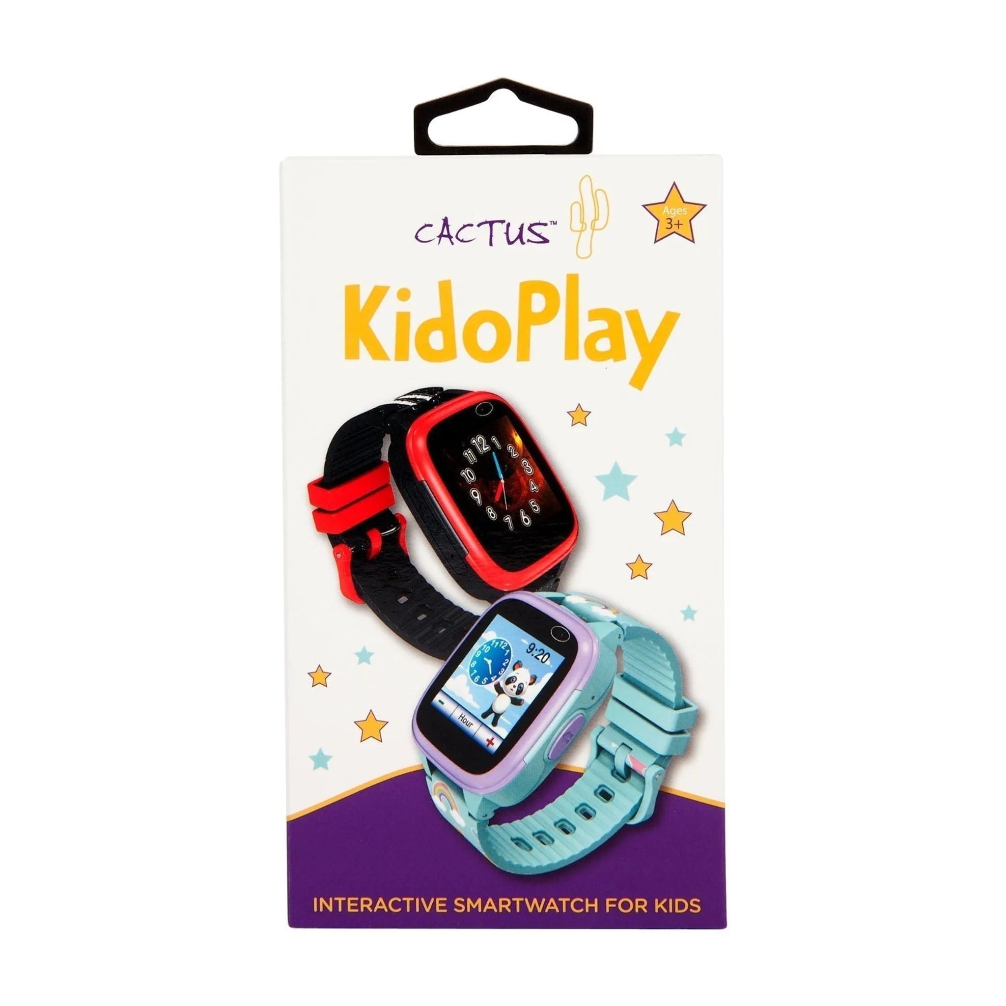 Cactus - Kidoplay - Kids Interactive Game Watch - Black / Red trim - Toybox Tales