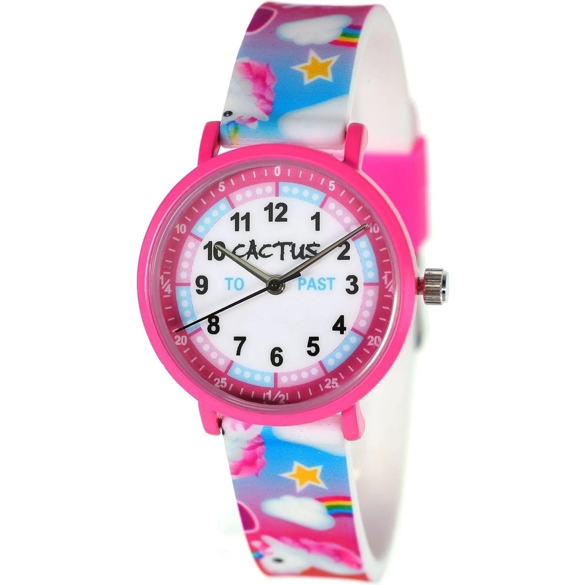 Cactus - Primary - Kids Watch - Unicorns - Pink - Toybox Tales