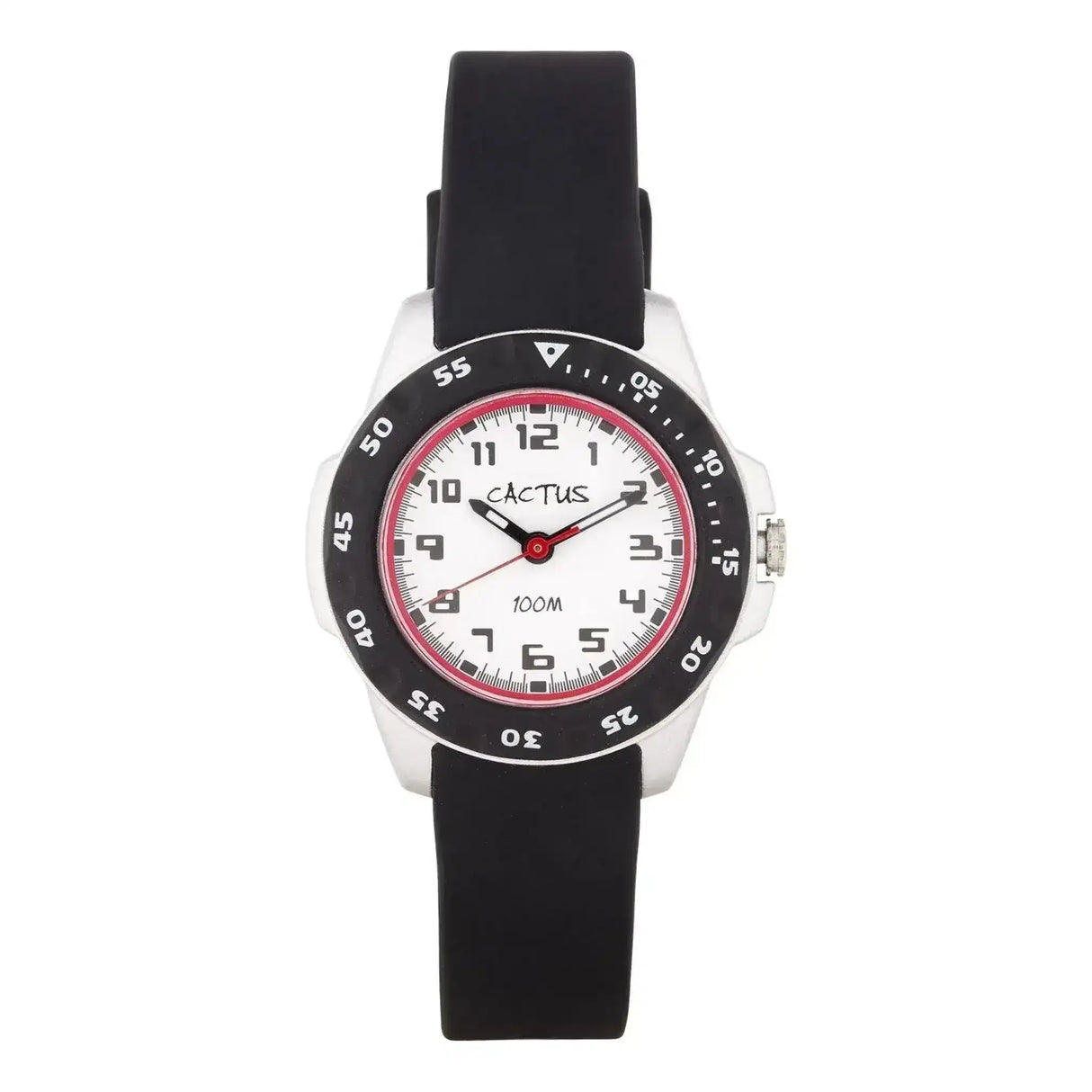 Cactus - Reef - Kids Waterproof Watch - Black - Toybox Tales