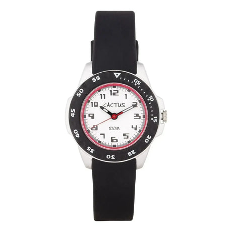 Cactus - Reef - Kids Waterproof Watch - Black - Toybox Tales