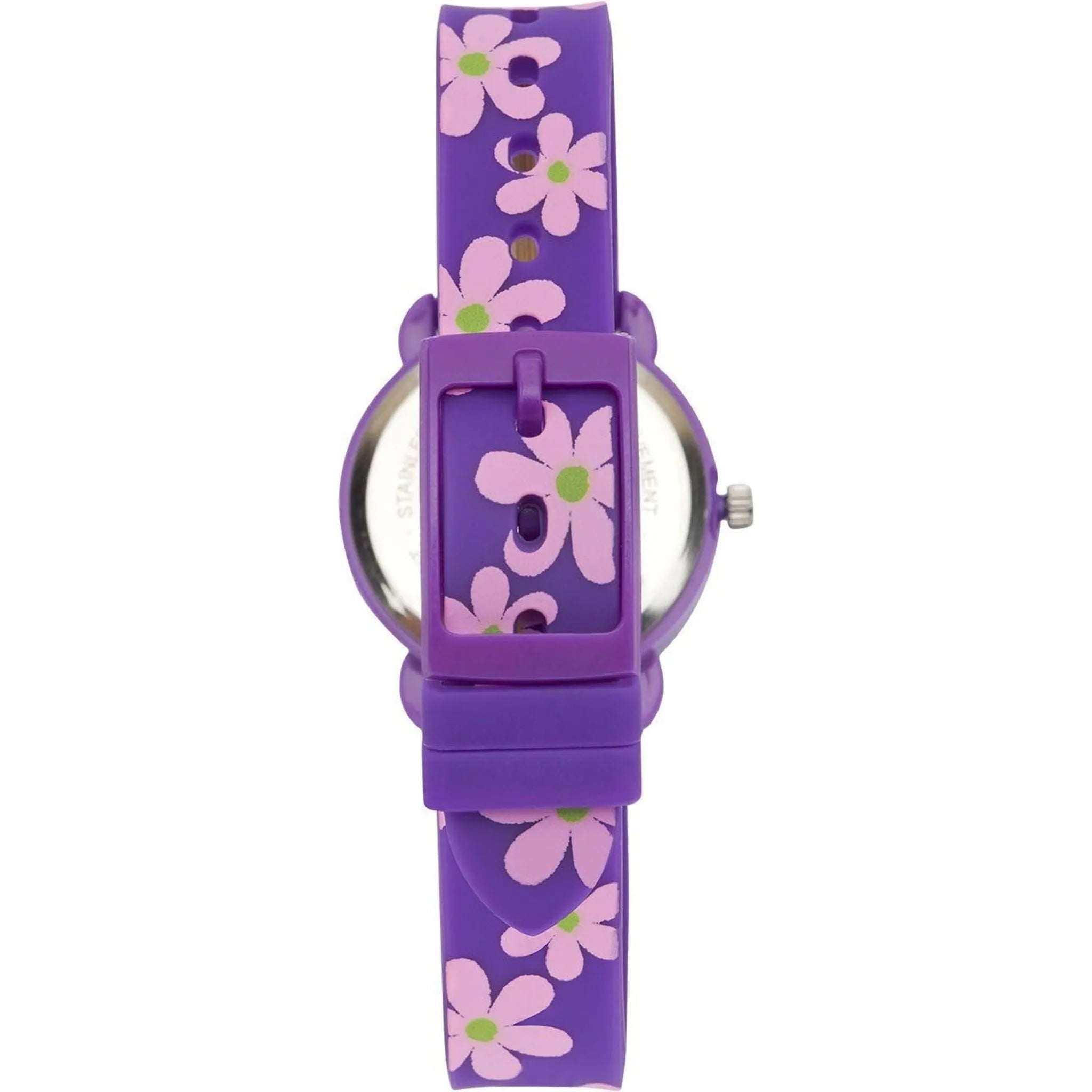 Cactus - Timekeeper - Kids Watch - Purple / Flowers - Toybox Tales