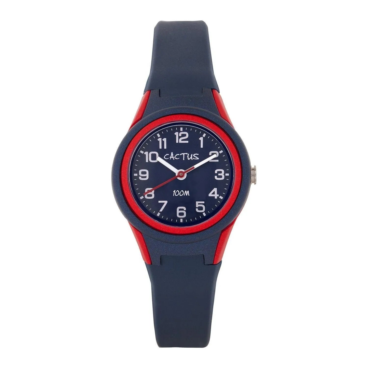 Cactus - Tropical - Kids Waterproof Watch - Blue / Red - Toybox Tales