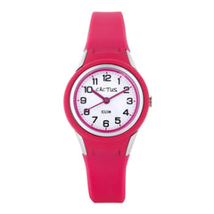 Cactus - Tropical - Kids Waterproof Watch - Pink - Toybox Tales