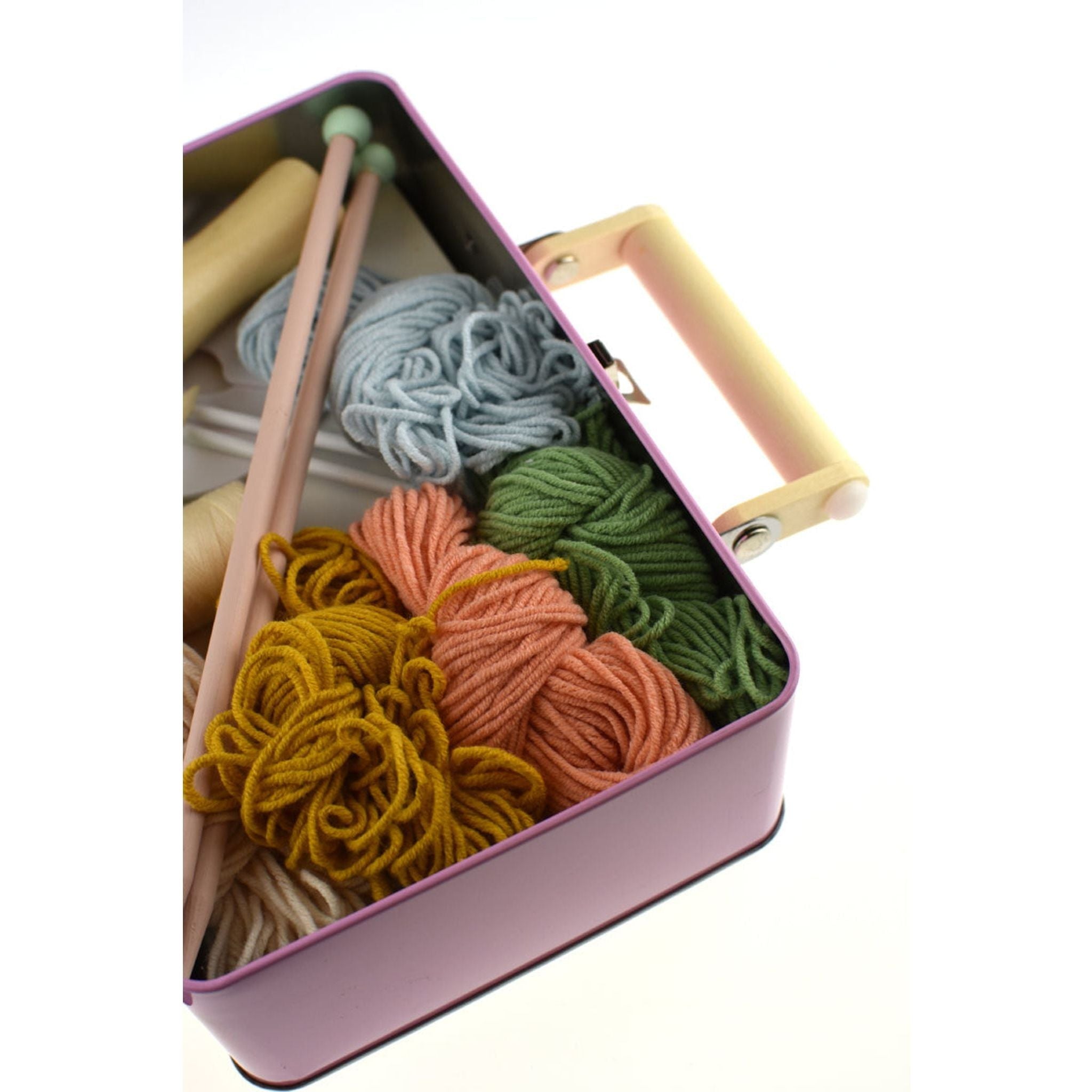 Calm & Breezy Knitting Craft Kit in Tin Case - Toybox Tales