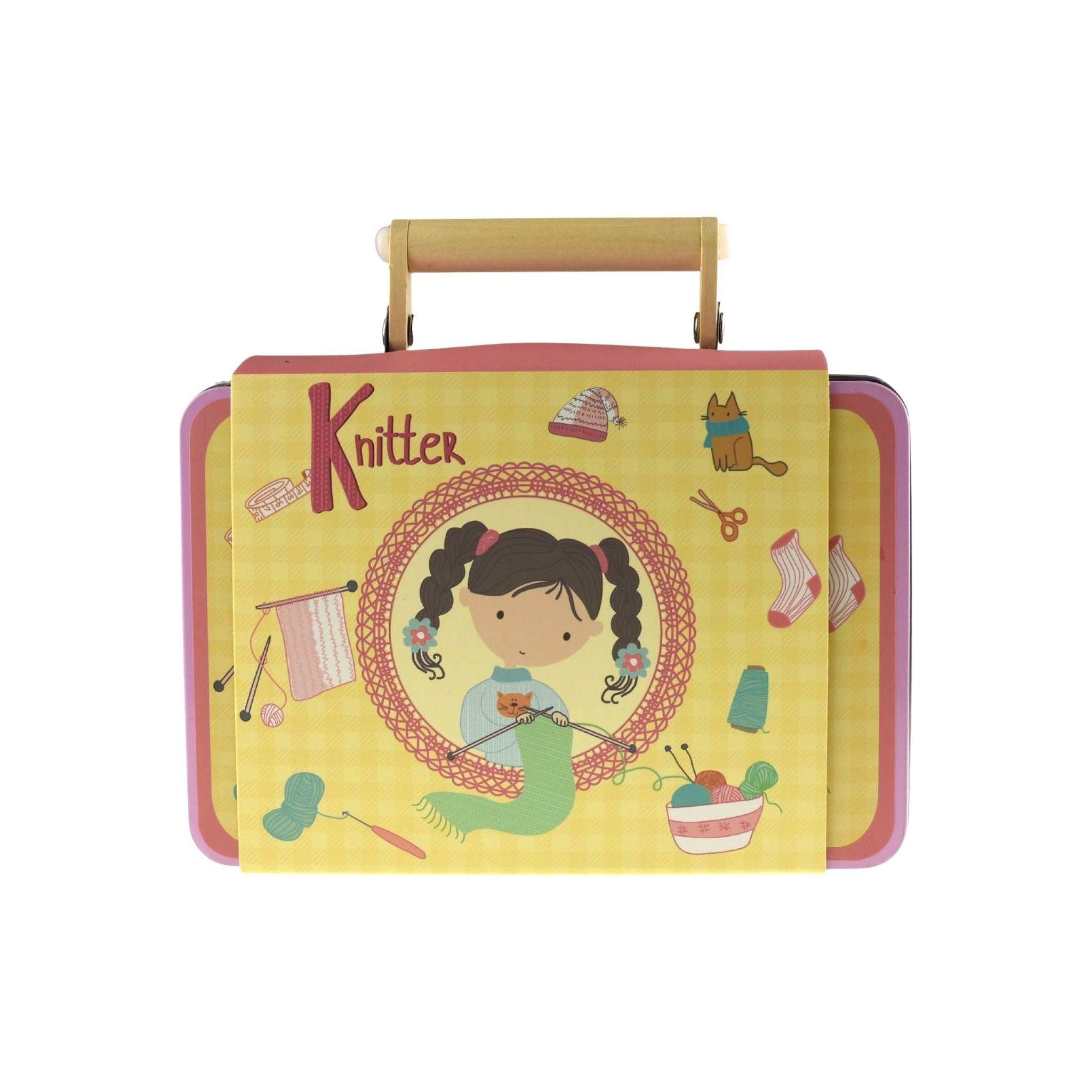 Calm & Breezy Knitting Craft Kit in Tin Case - Toybox Tales