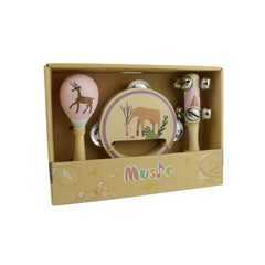 Calm & Breezy Woodland Wooden 3 Piece Musical Set - Toybox Tales