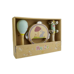 Calm & Breezy Woodland Wooden 3 Piece Musical Set - Toybox Tales