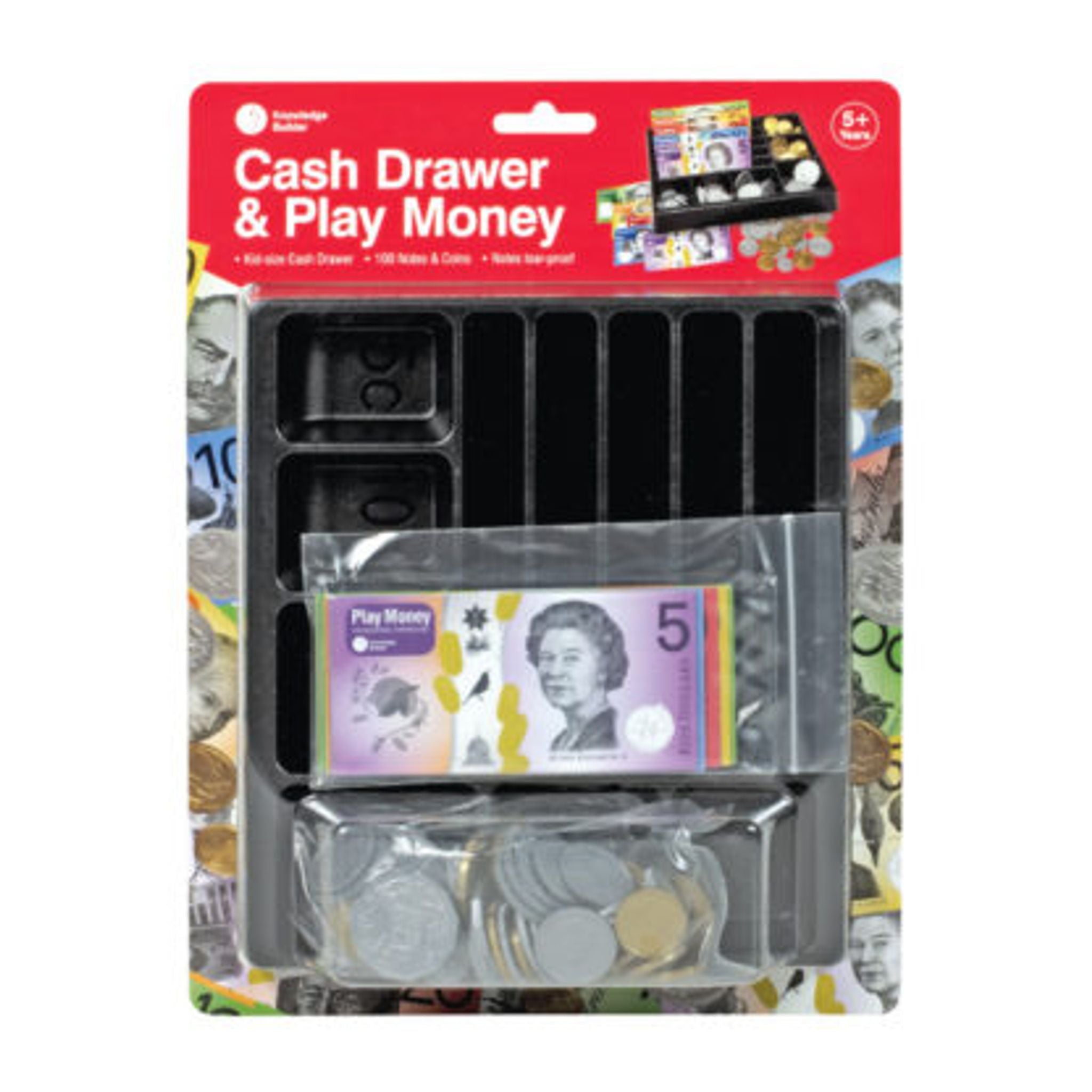 Cash Drawer and Play Money - Toybox Tales