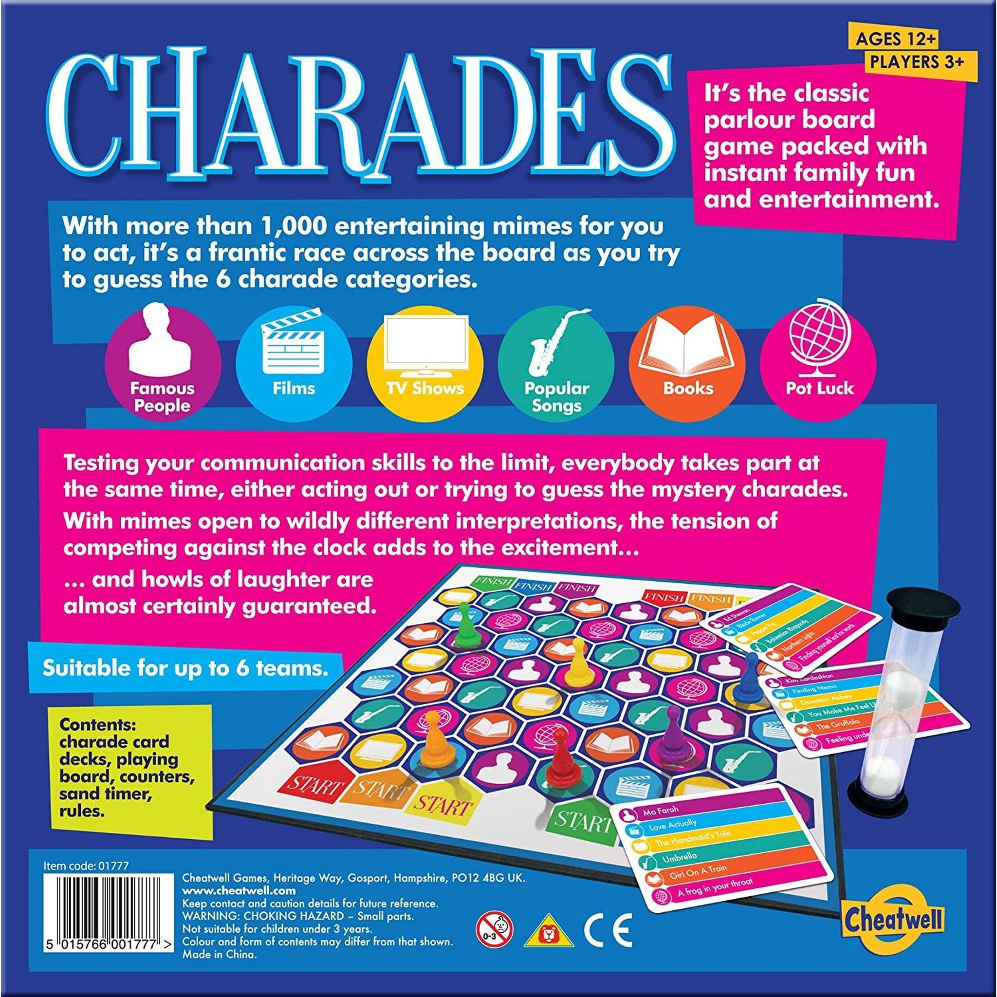 Charades Family Board Game - Toybox Tales