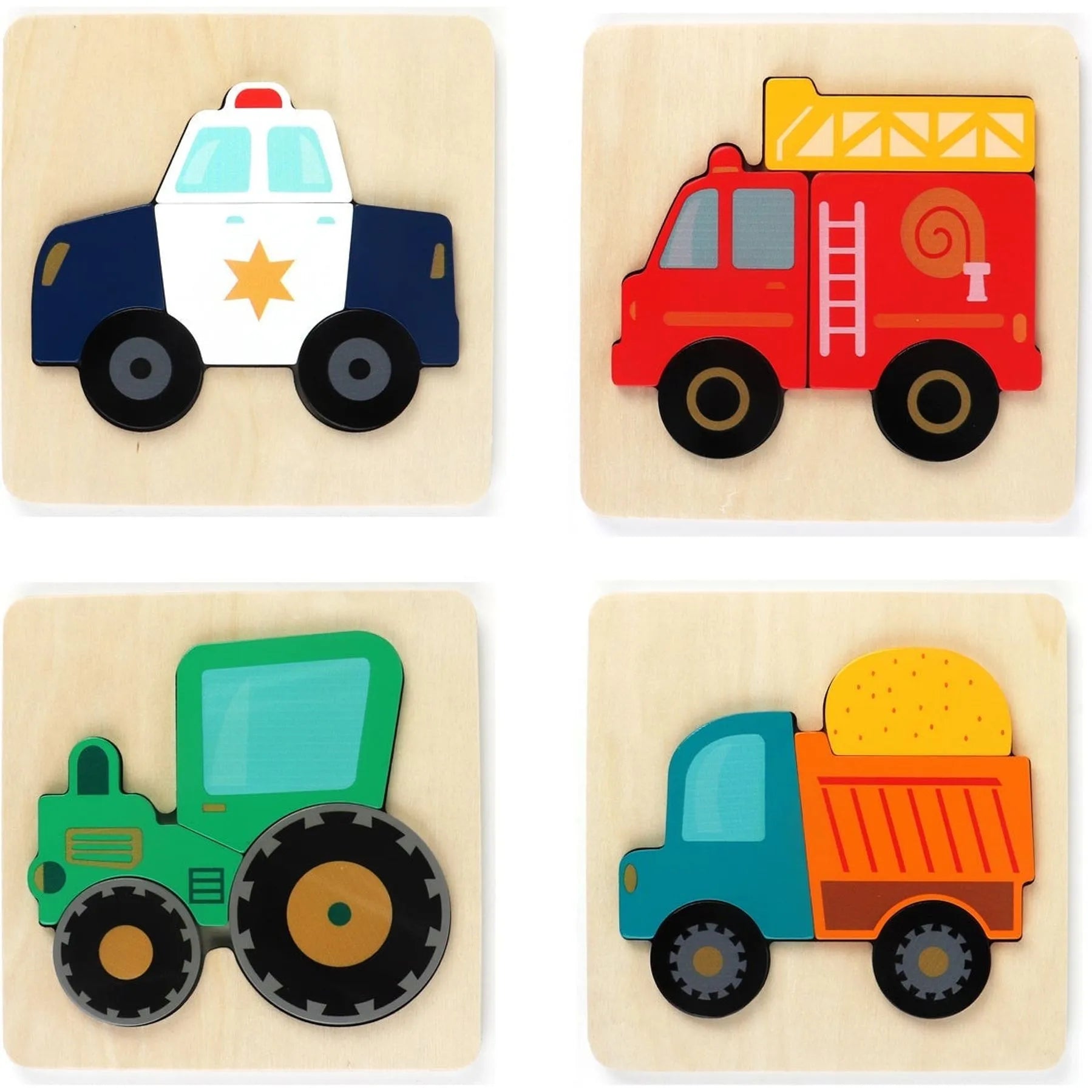 Chunky Puzzles - Transport (Assorted) - Toybox Tales