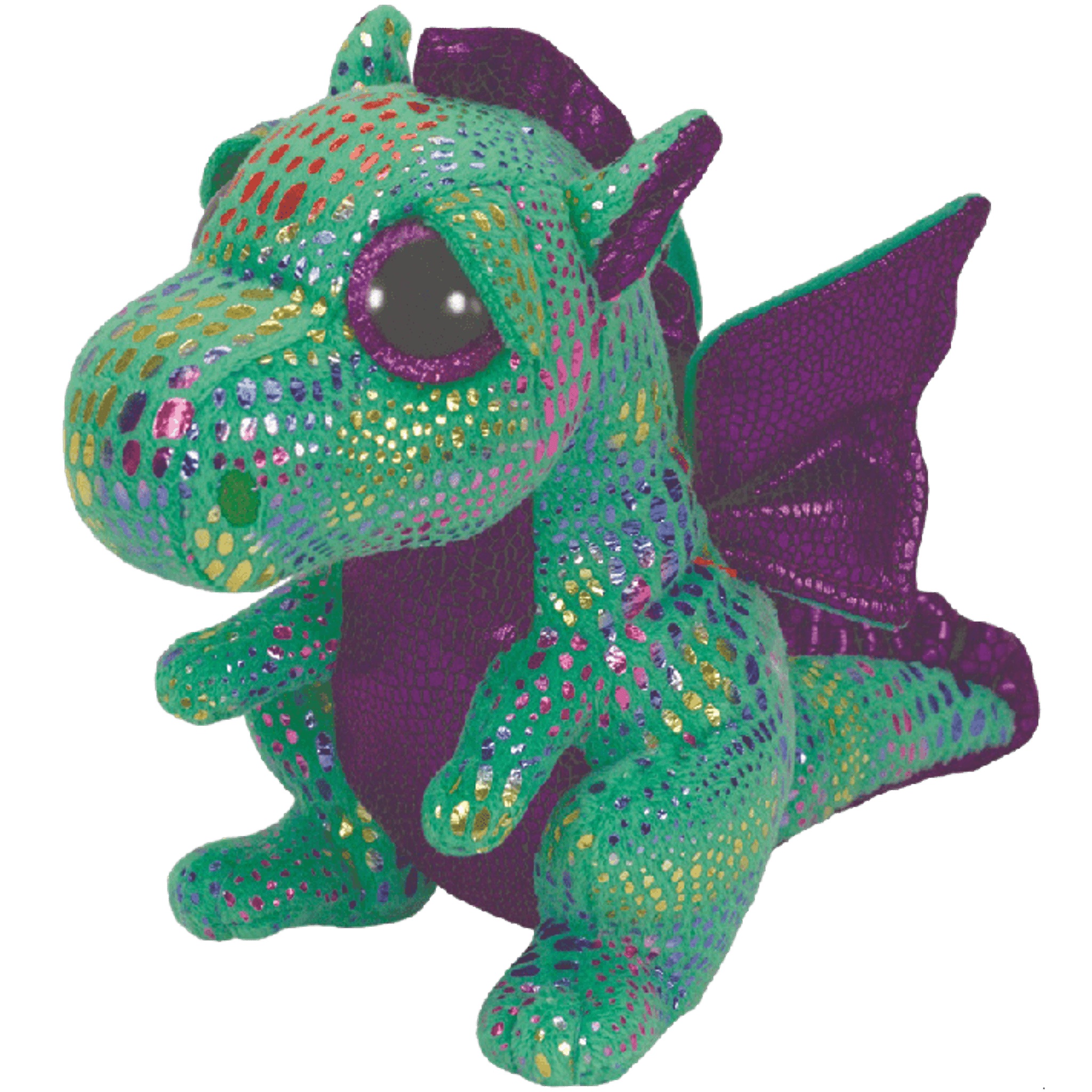 Cinder the Green Dragon (Medium Beanie Boo) - Toybox Tales