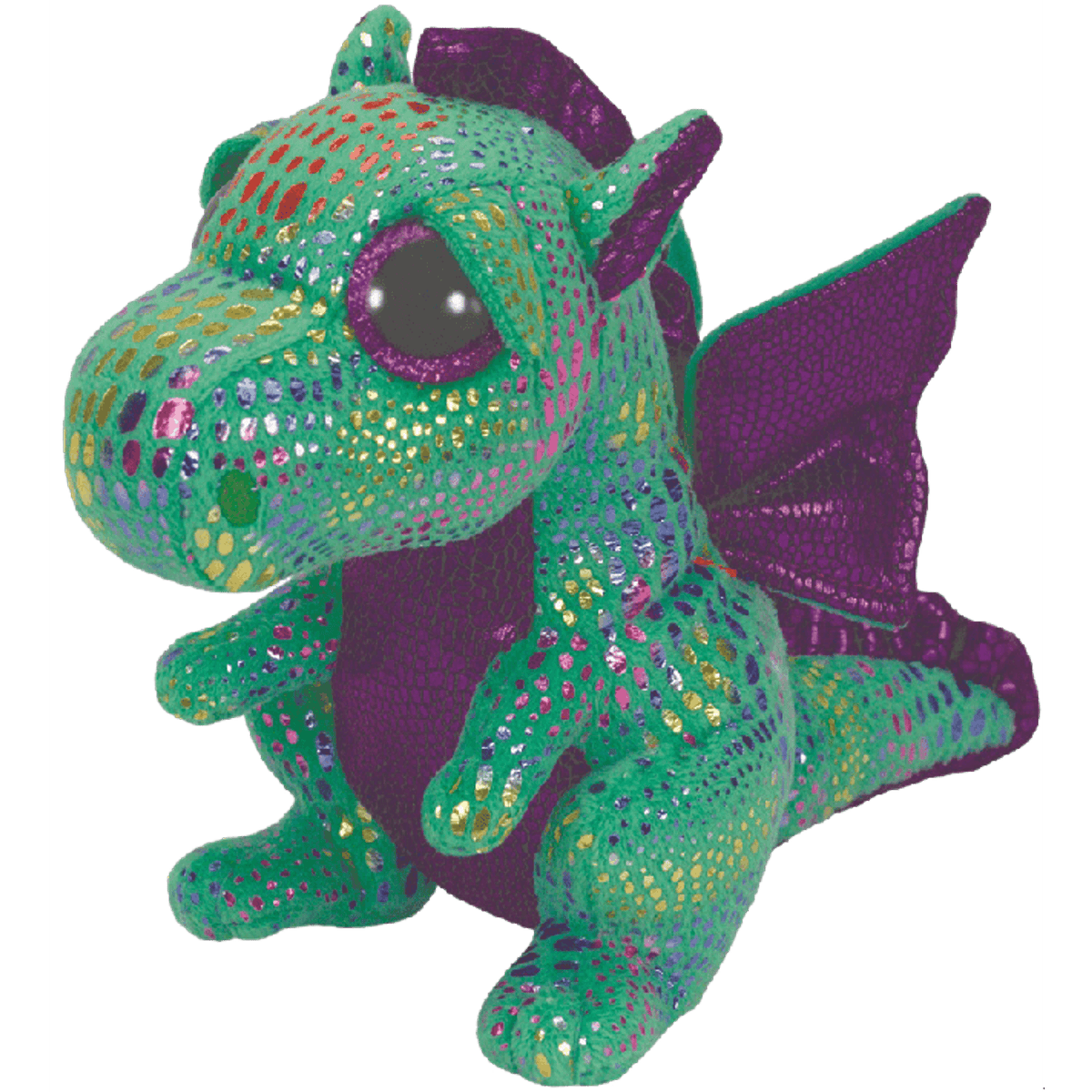 Cinder the Green Dragon (Medium Beanie Boo) - Toybox Tales