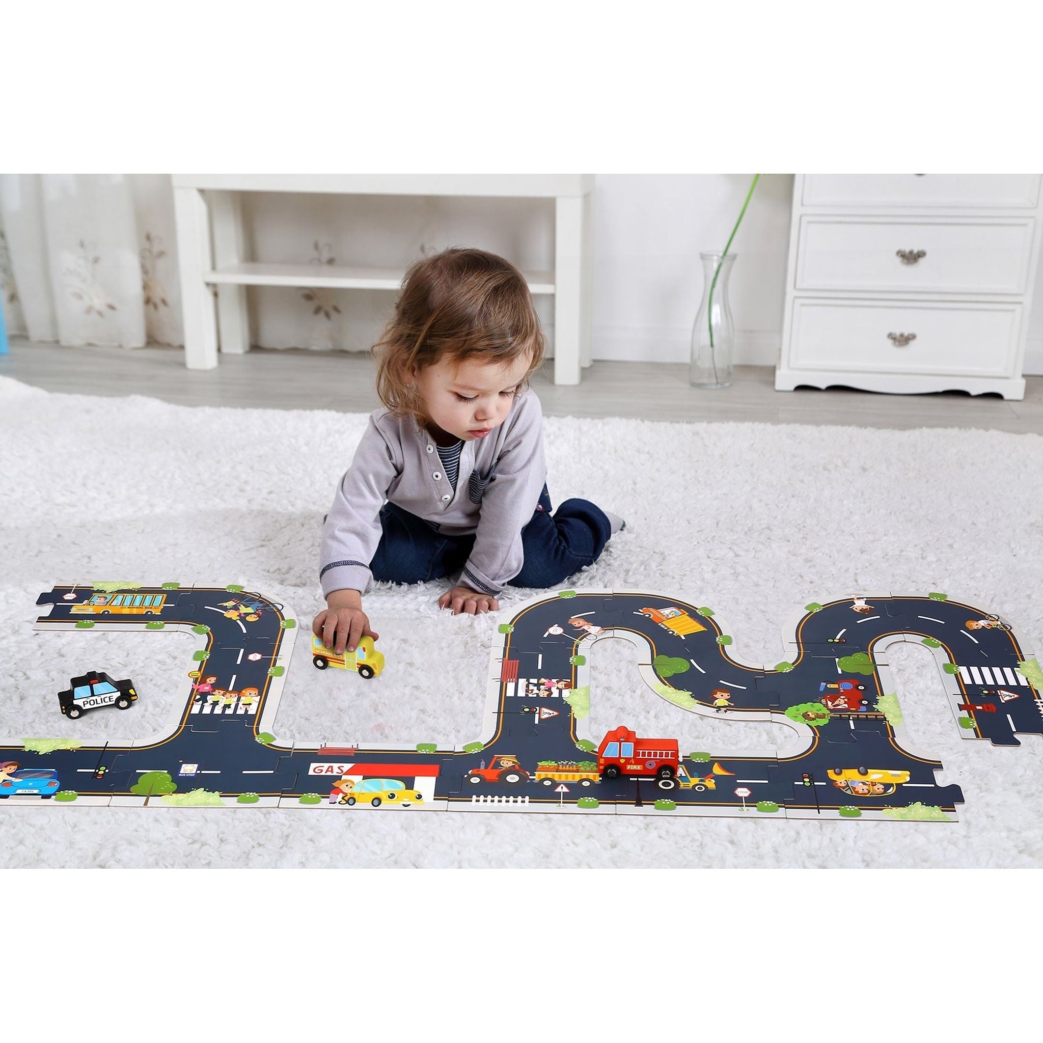 City Road Puzzle Playmat - Toybox Tales