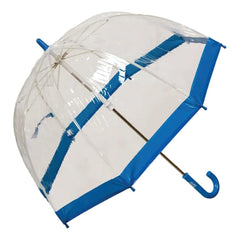 Clifton Childrens Kids PVC Birdcage Blue Border Umbrella - Toybox Tales