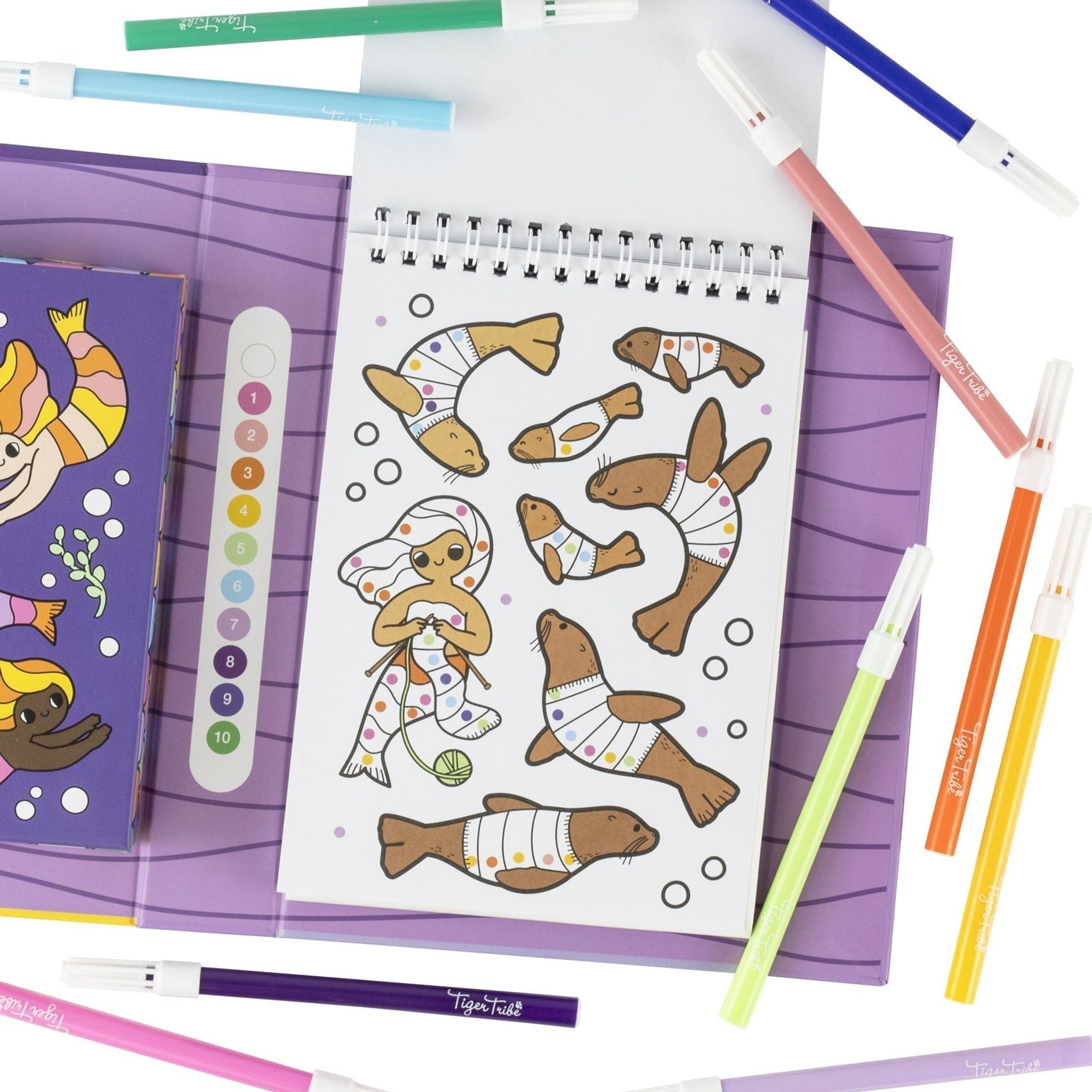 Colour by Numbers - Mermaids and Friends - Toybox Tales