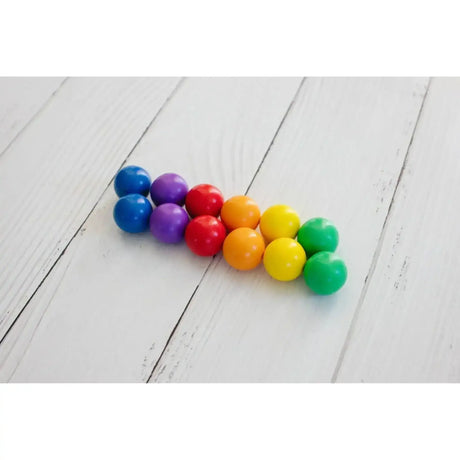 Connetix 12 Piece Rainbow Replacement Ball Pack - Toybox Tales