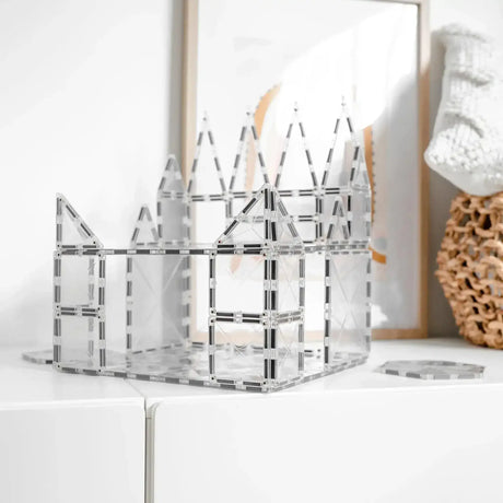 Connetix 2 Piece Base Plate Pack Clear - Toybox Tales