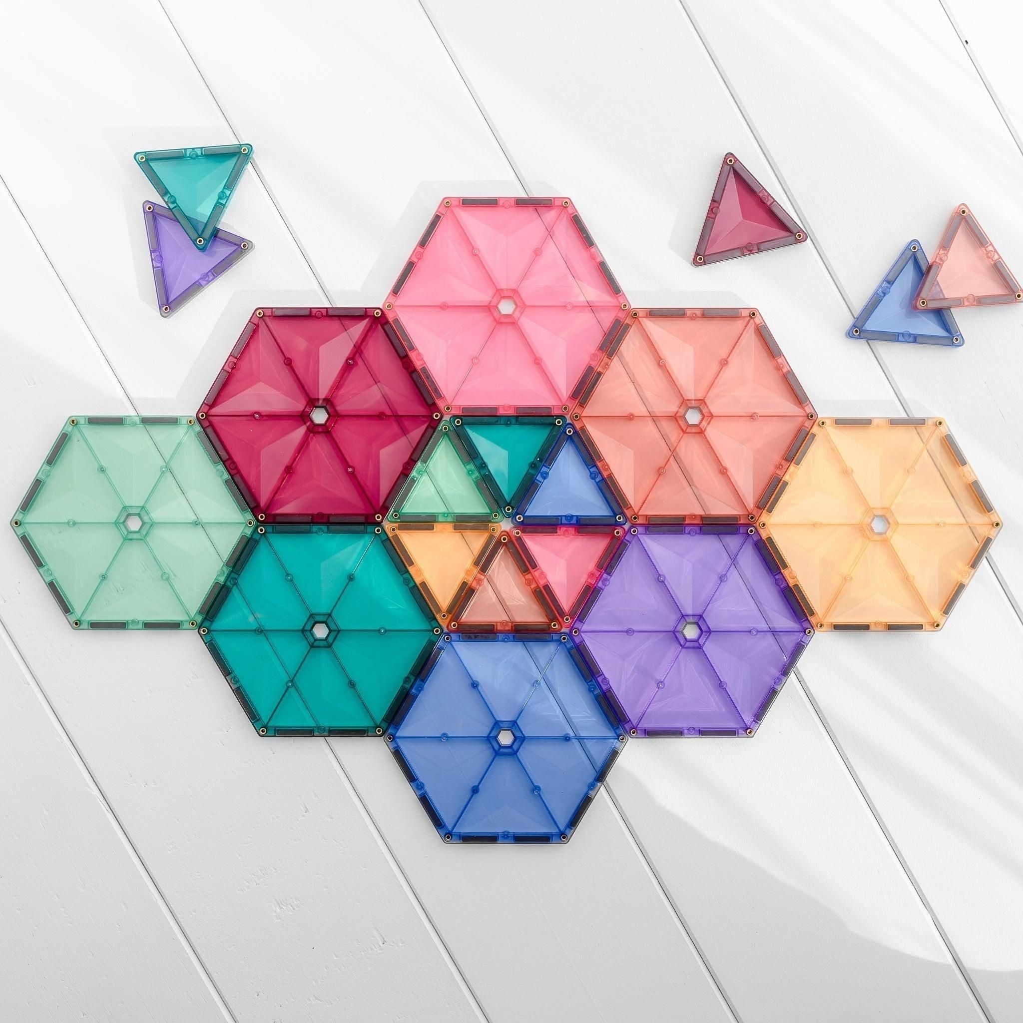 Connetix 40 Piece Pastel Geometry Pack - Toybox Tales