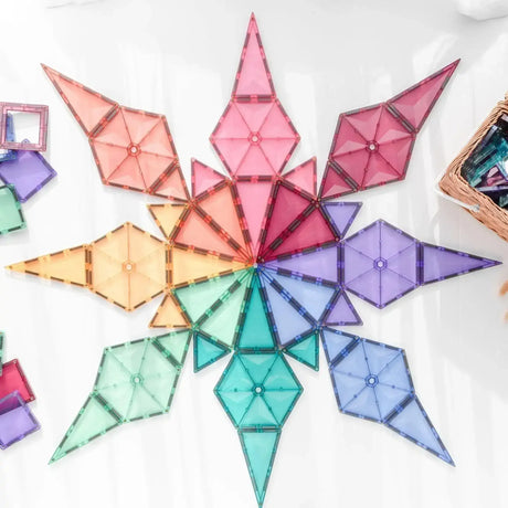 Connetix 40 Piece Pastel Geometry Pack - Toybox Tales