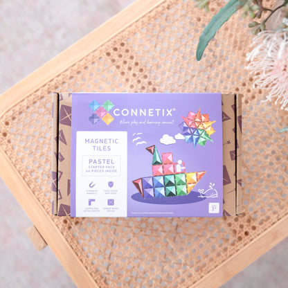 Connetix Pastel Starter Pack 64 Piece - Toybox Tales