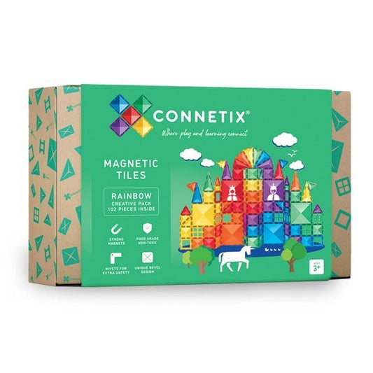Connetix Rainbow Creative Pack 102 Piece - Connetix - Toybox Tales