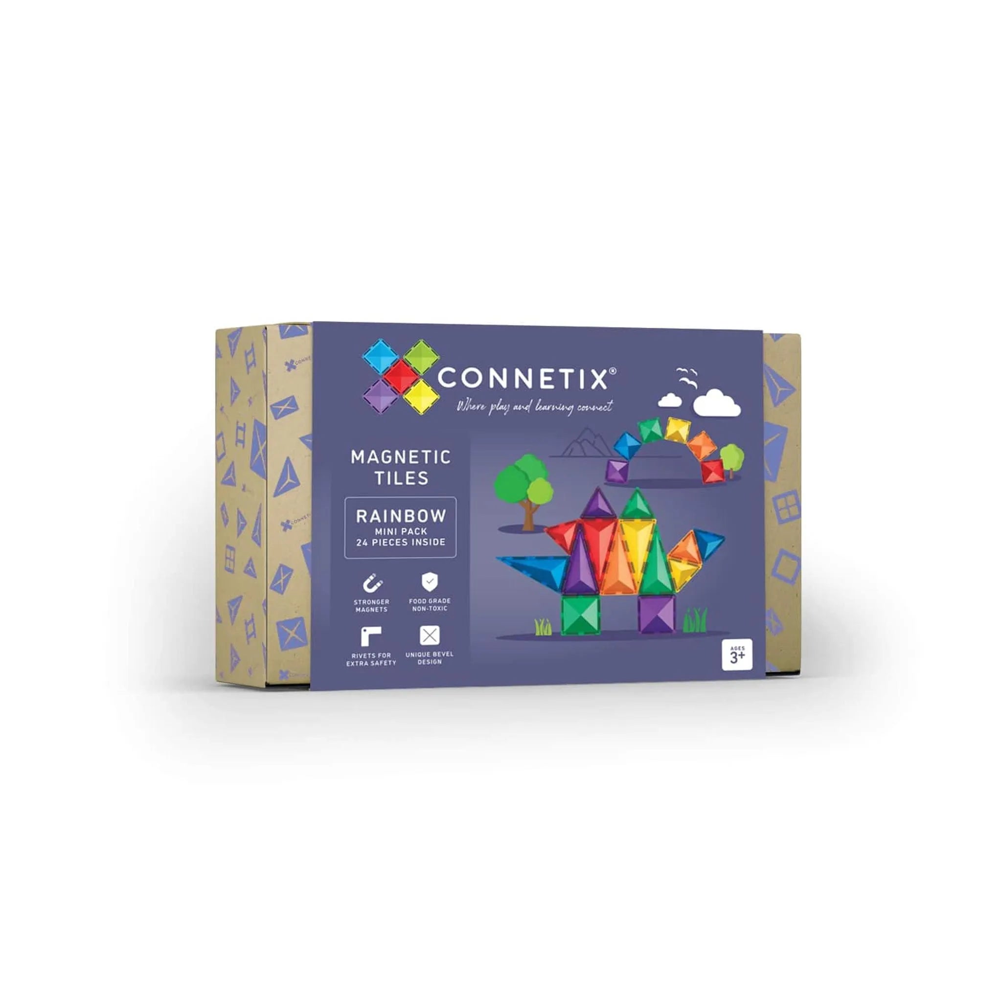 Connetix Rainbow Mini Pack 24 Piece - Toybox Tales