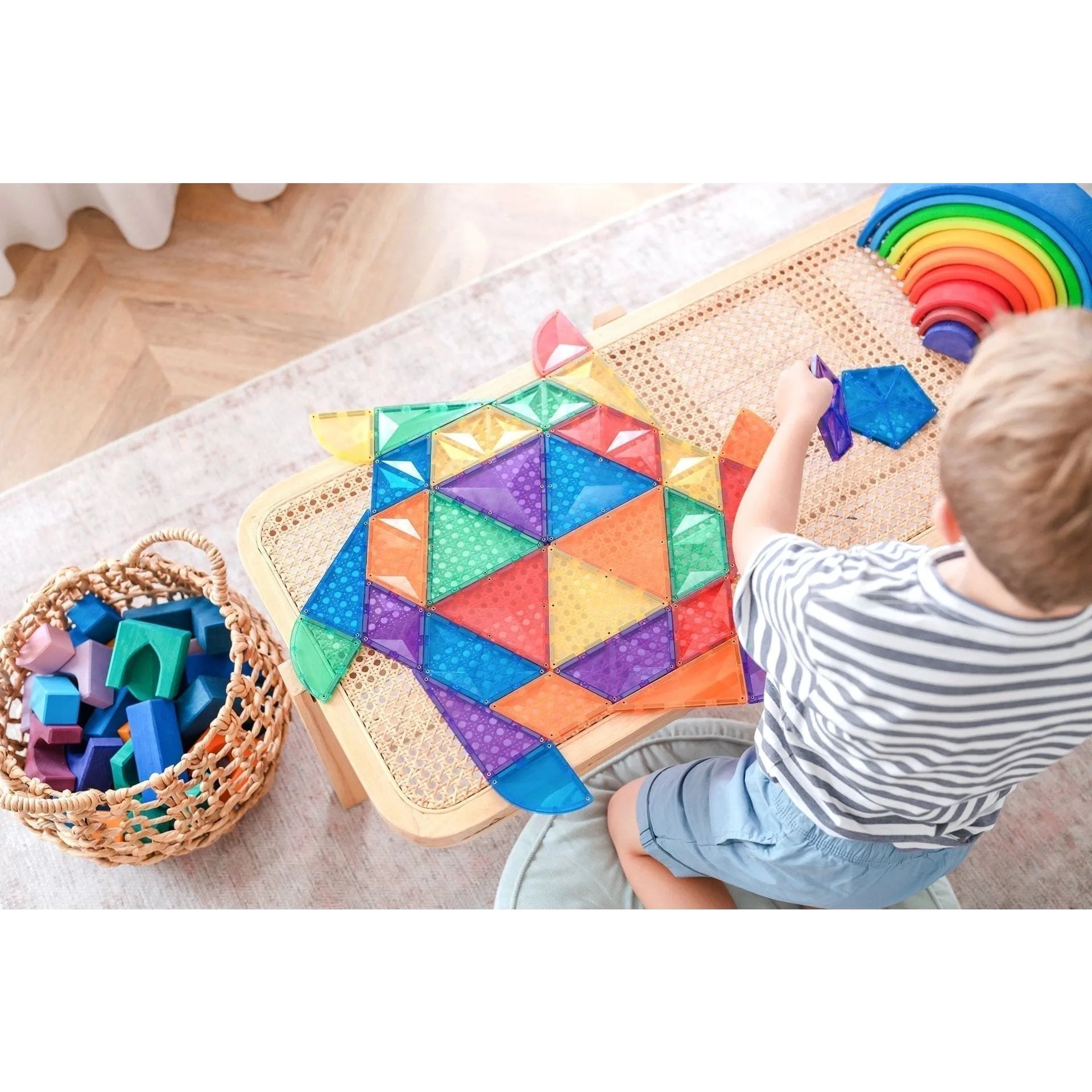 Connetix Rainbow Shape Expansion Pack 36 Piece - Toybox Tales