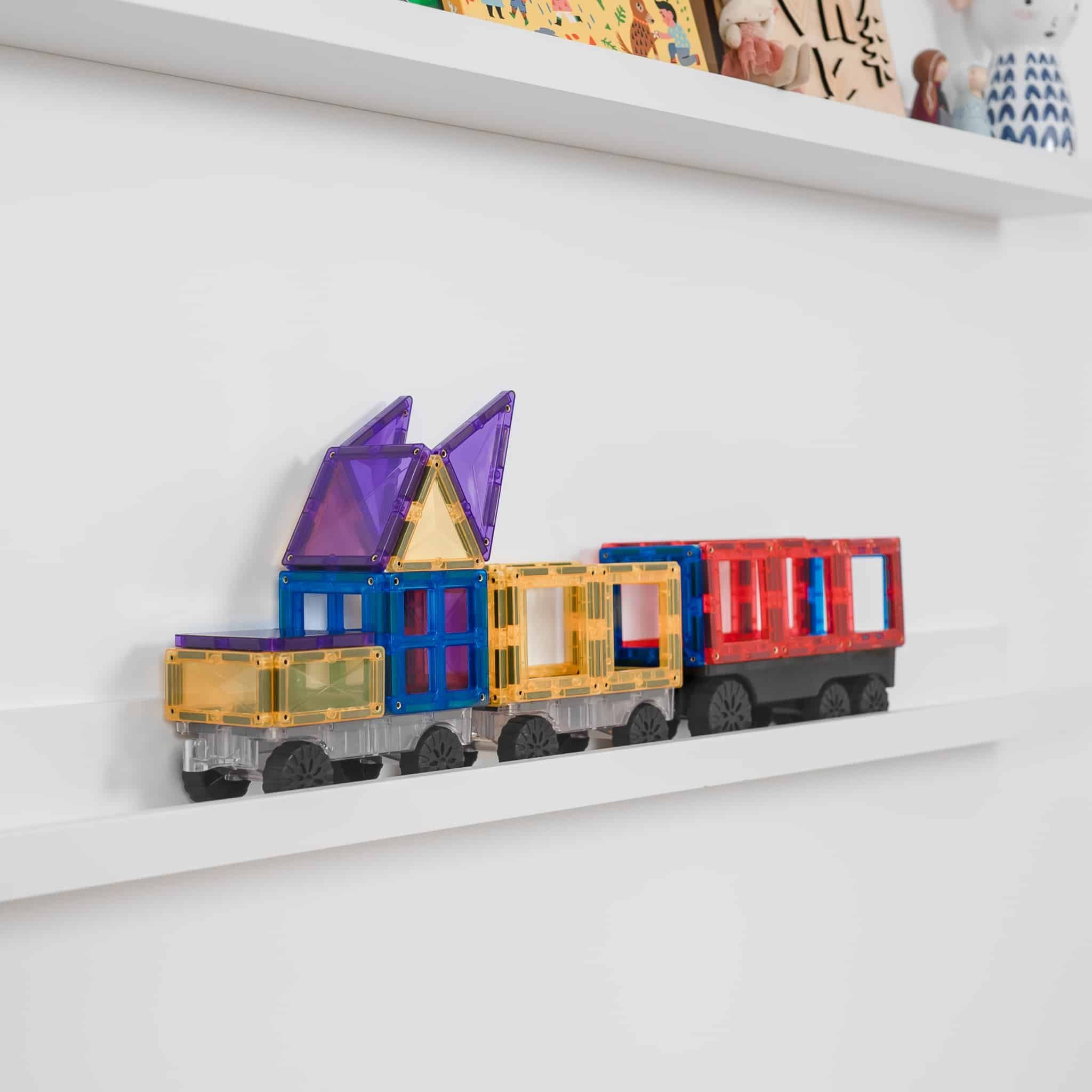 Connetix Rainbow Transport Pack 50 Piece - Toybox Tales