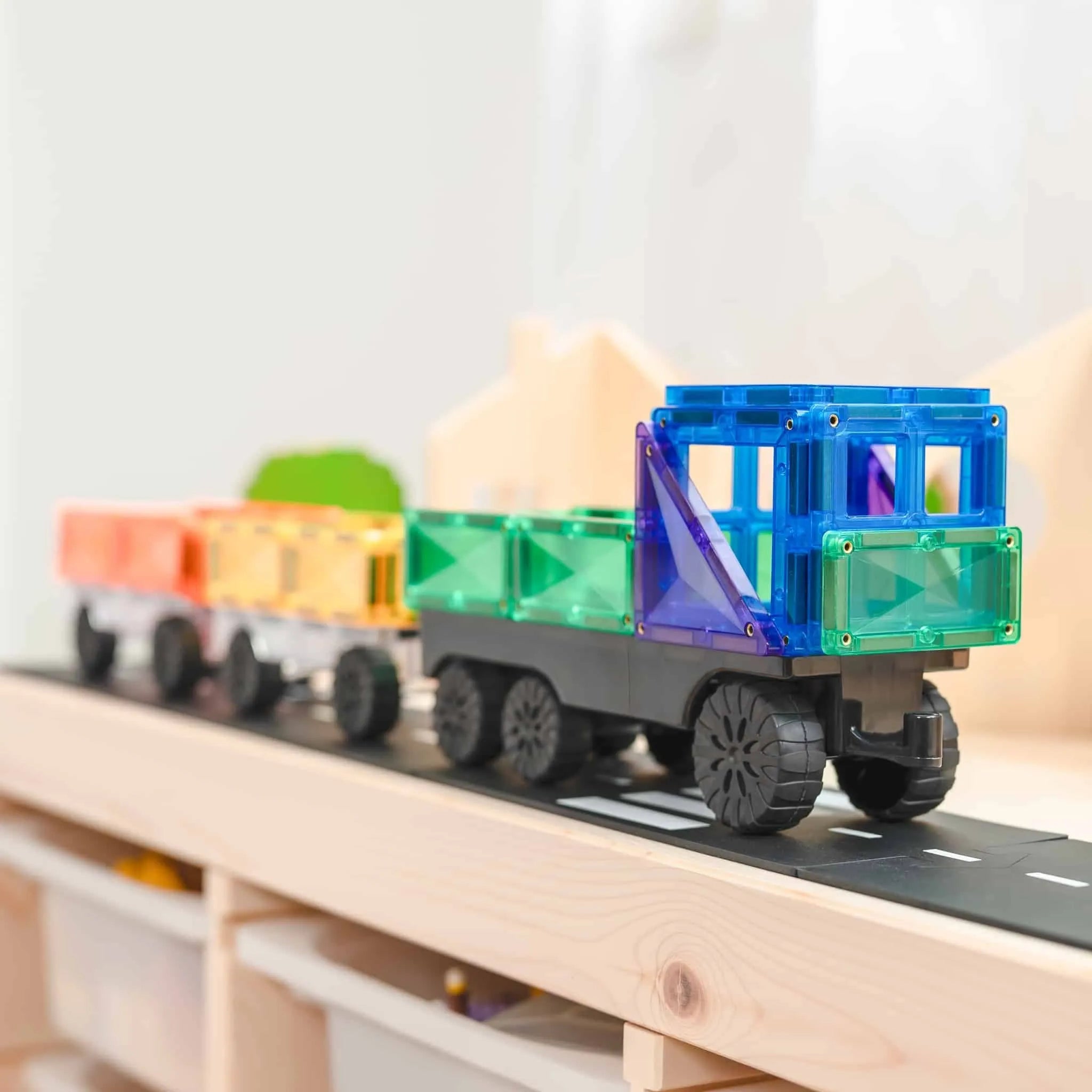 Connetix Rainbow Transport Pack 50 Piece - Toybox Tales