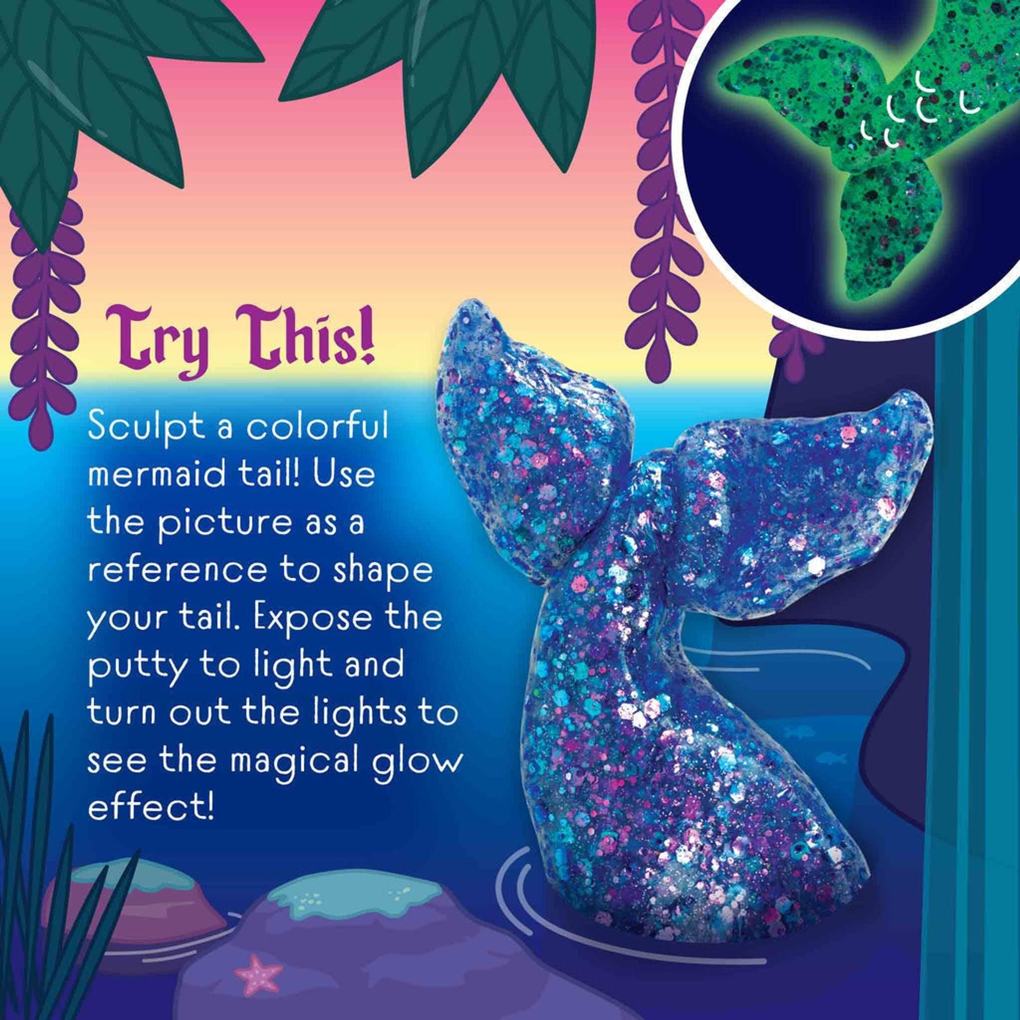 Crazy Aaron's Putty Mermaid Tale - Glowbrights - Toybox Tales