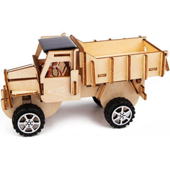 DIY 3D Wooden Solar Truck Science & Craft Kit - Toybox Tales